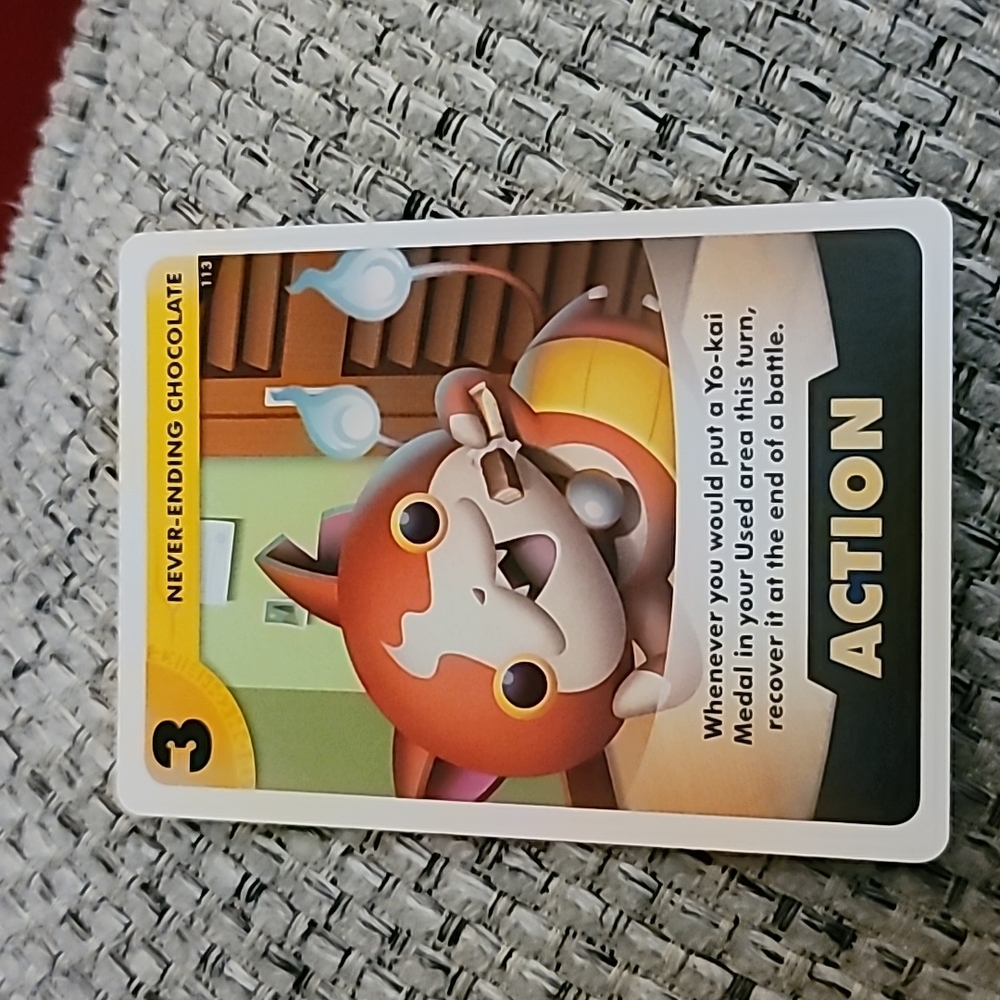 Never Ending Chocolate Yo-Kai Watch Card